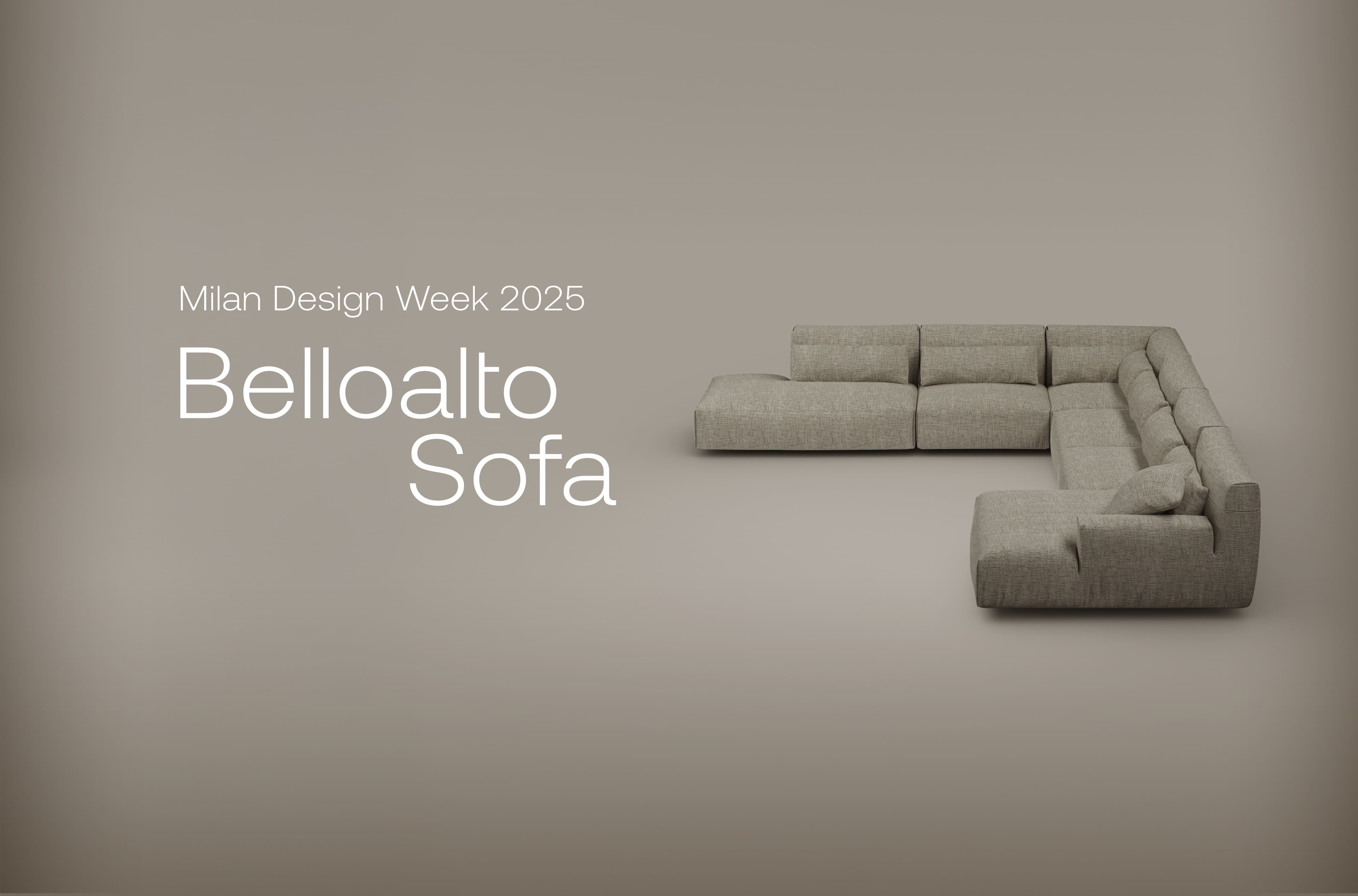 Milan Design Week 2025 Belloalto Sofa